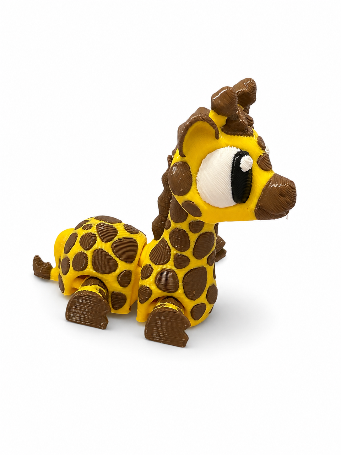 Gemma the Giraffe - Mini Mate | 3D Articulated Giraffe + Matching 3" Vinyl Sticker