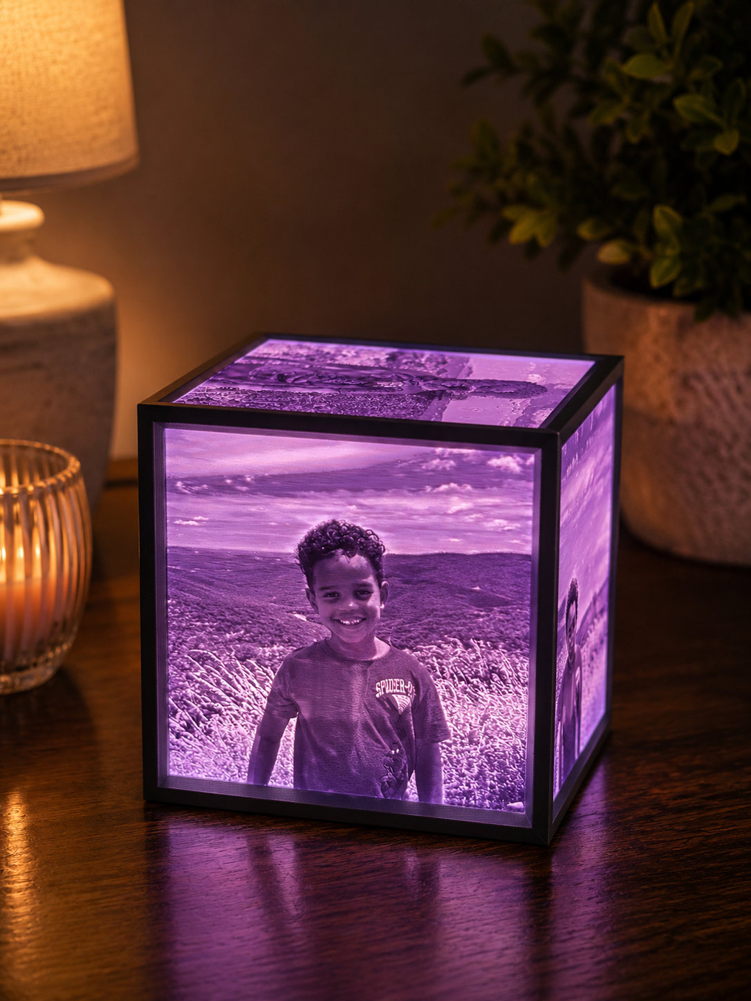 Custom Lithophane LED Memory Box | Personalized Photo Keepsake