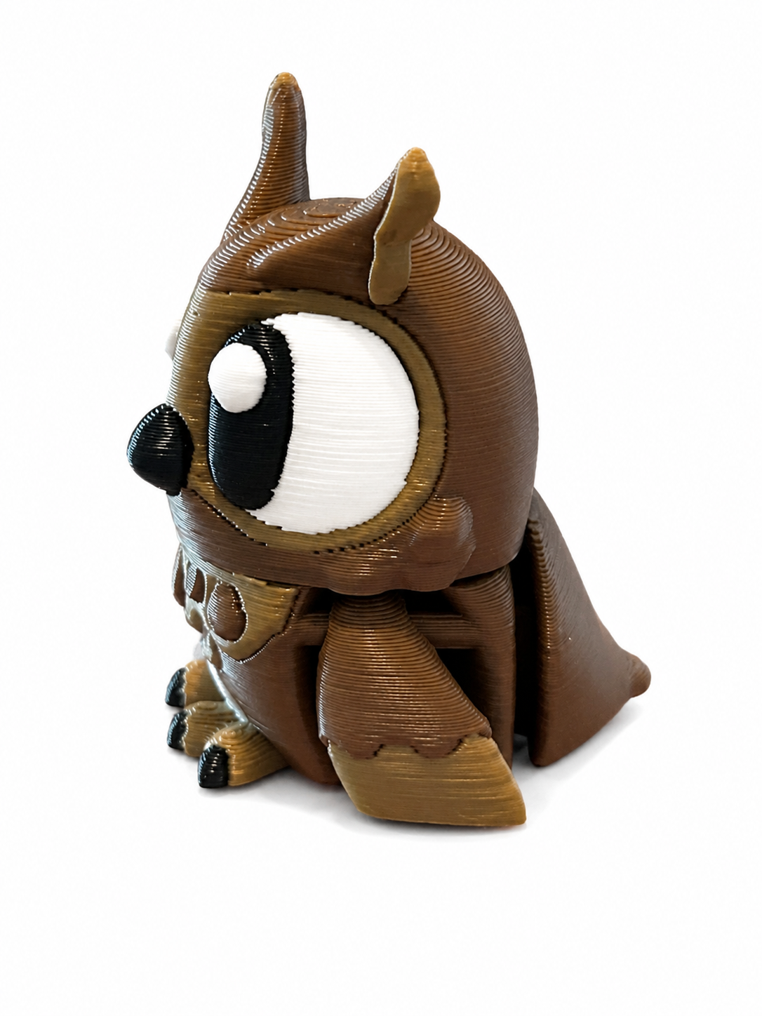 Olive the Owl - Mini Mate | 3D Articulated Owl + Matching 3" Vinyl Sticker
