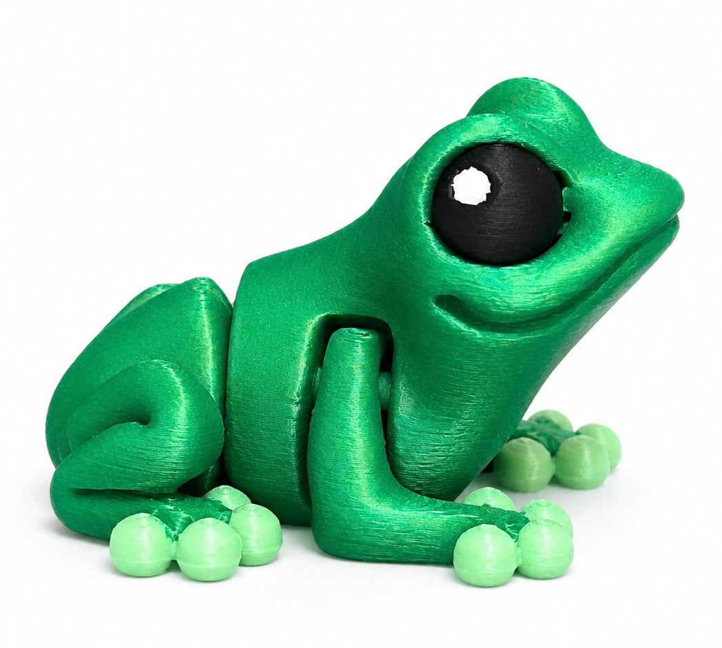 Forrest the Frog - Flexi Friend | 3D Printed Articulated Frog