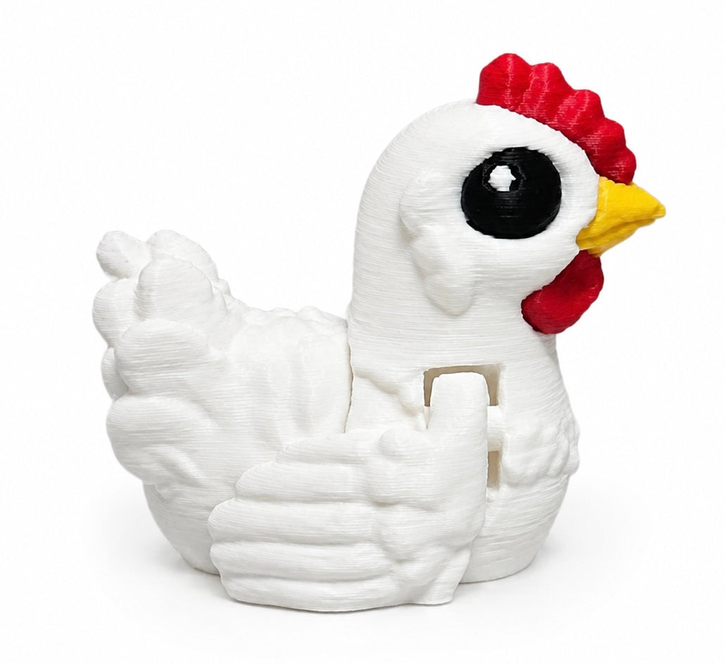 Clara the Chicken - Flexi Friend | 3D Printed Articulated Chicken