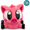 Poppy the Pig - Mini Mate | 3D Articulated Pig + Matching 3" Vinyl Sticker